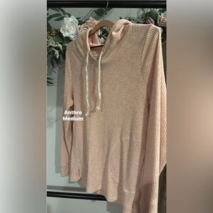 Anthropologie Postmark Medium Ribbed Hoodie